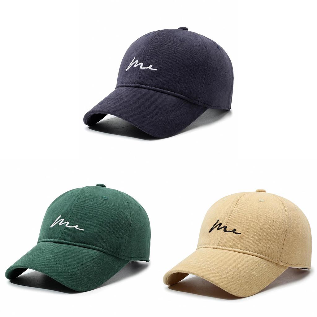 Minimalist Korean Style Embroidered Mesh Baseball Hat With Curved Brim For Sunshade And Daily Use