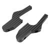 Passenger Foot Peg Extensions Aluminum Alloy Motorcycle Passenger Foot Pedals Extender Replacement for GT 125 200 GTS