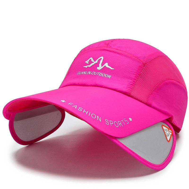 Hat Spring Summer Men's Shade Baseball Cap Sports Casual Women's Trendy Hat Brim Stretch Baseball Cap Cap