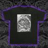 Flaming Hellmouth T-Shirt Gothic Horror Graphic Tee Dark Fire Skull Edgy Design