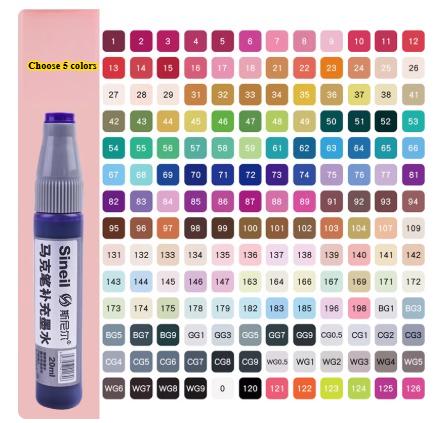 

60 Color Marker Pen Refill Liquid Special Ink Art Supplies Students Painting Creation Drawing Book Graffiti Watercolor Paint (as the picture,20Ml-single bottle)