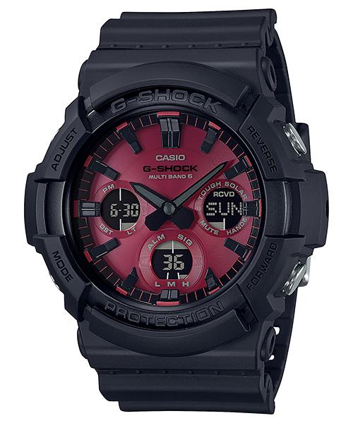

Casio Men s Resin 200M Water Resistant Analog Shock Resistant Quartz Watch GAW-100AR-1A чёрный