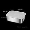 Stainless Steel Food Container with Lid Large Capacity Lunch Storage Box Meal Preparation Case Crisper for Daily Use