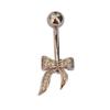 Bow Belly Button Ring Navel Piercing Sexy Belly Rings Body Piercing Navel Rings Body Jewelry For Women Girls