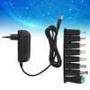 Adaptor de alimentare 12V 2A Benzi LED Încărcător de comutare cu 8 mufe de conversie DC 100?240VEU mufa