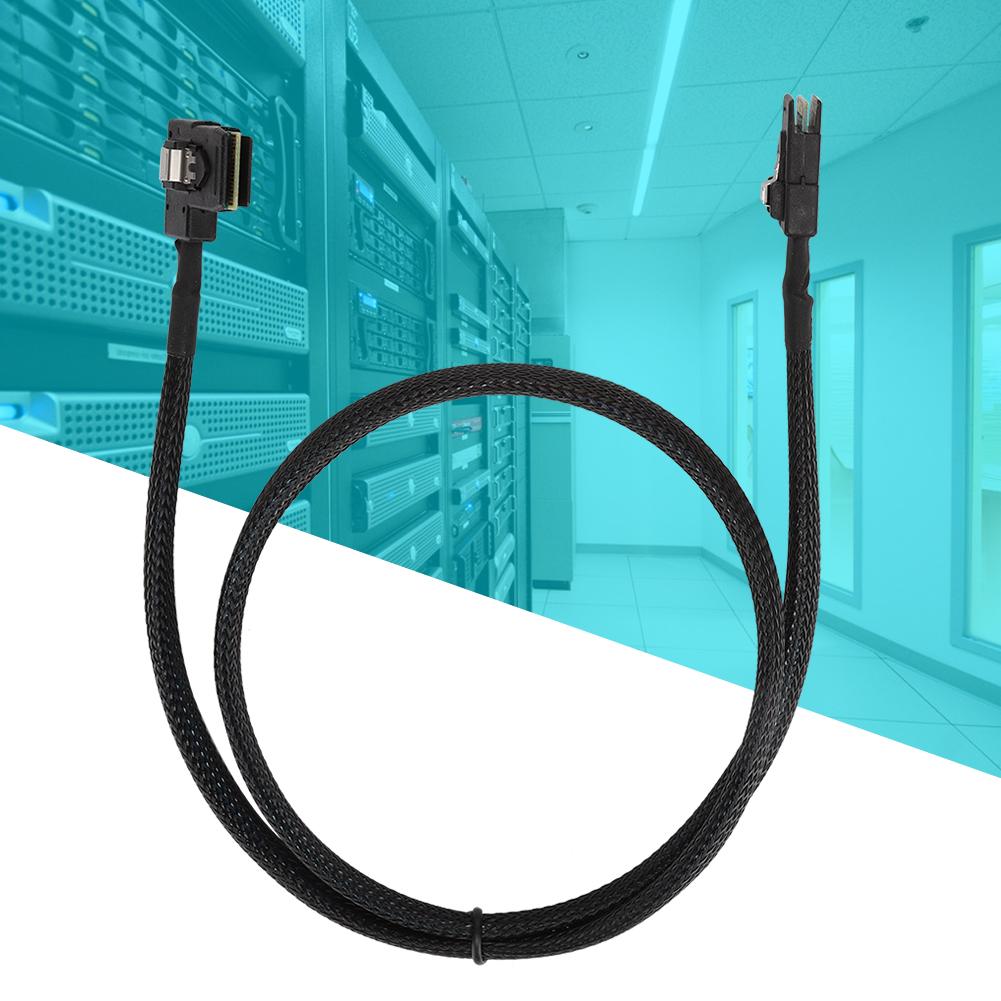 MINI SAS 36P 0,8 Meter Spritzguss SFF-8087 Rechter Winkel zu SFF8087 Festplattenkabel