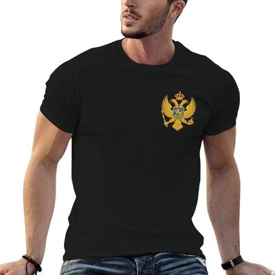 Montenegro Coat Of Arms Tshirt Funny T Shirts Dark Humor Unisex T Shirt Cotton T Shirts Cotton 100 Tshirt