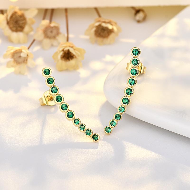 925 Sterling Silver Cross Stud Earrings For Women High Quality Exquisite Student Girlfriend Jewelry Accessories Heart GiftGood product