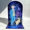 Bright Fireworks Series Acrylic DIY Anime Character Background Decoration 5 Inch Fireworks Frame for Friends Gift Japan Style