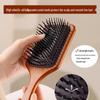 Hemu Wooden Air Cushion Comb & Scalp Massager for Women - Hair Loss Prevention & Volume Boost