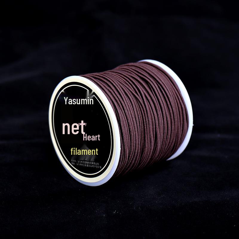 Elastisches Armbandband zum Perlenfädeln: Langlebiger, verschleißfester, kernverstärkter Stretchfaden für lockere oder enge Fadenkreationen