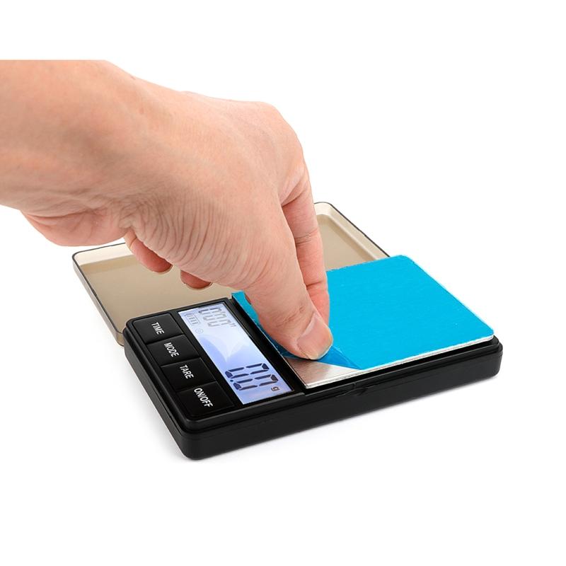 Espresso Scale with Timer 1000g X 0.1g Small & Handy Barista Scale Brew Drip Tray Coffee Scale with Timer Backlit LCD