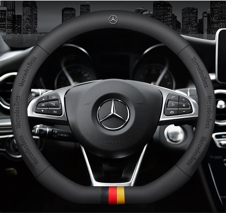 HCDS2 Car Steering Wheel Cover For Mercedes Benz A B C E S Class AMG GLA GLB GLC GLE CLA CLS SLC GLS GLK SLK Vito ML Pilot A45 C43 C63