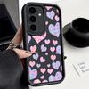 Tiny Hearts Pattern Case For Samsung Galaxy S25 Edge S24 S23 S22 Ultra S24 FE A56 A16 A15 A55 A54 A35 A26 A36 Soft Phone Cover