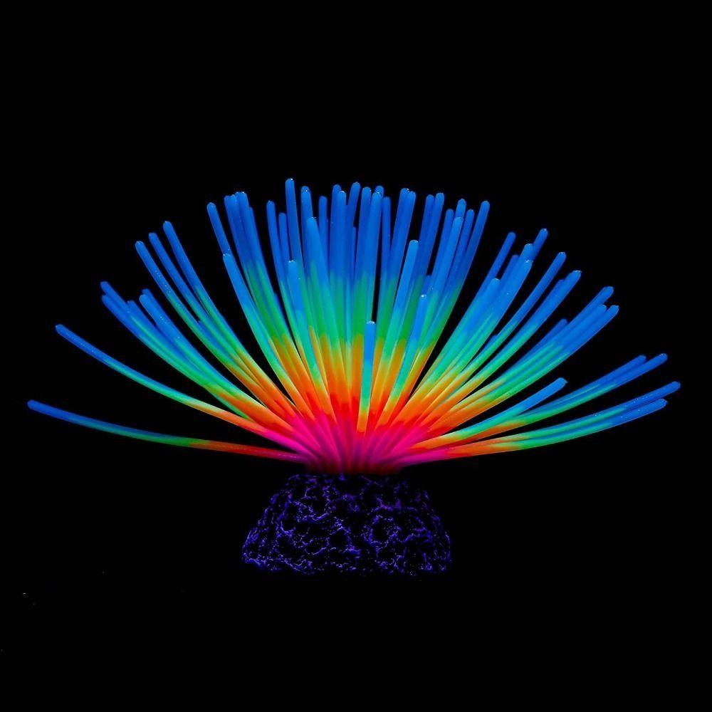 Fake Sea Urchin Bulb Simulation Luminous Soft Coral Aquatic Plants Luminous Sea Urchin Aquarium