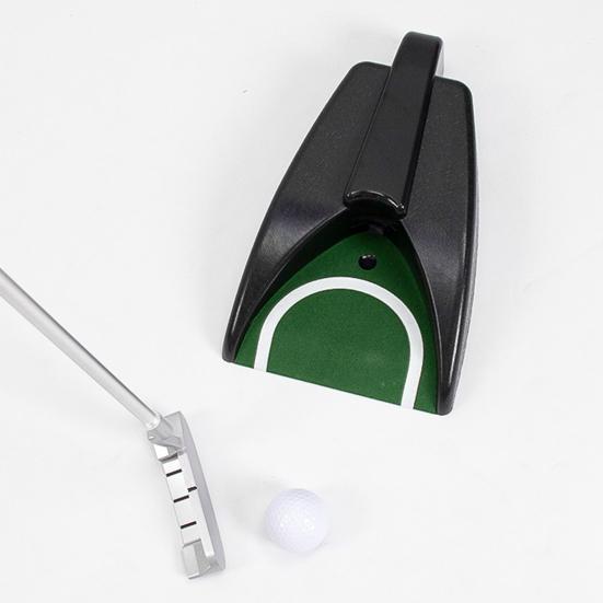 Golf Automatic Putting Cup Battery-Operated Compact Size Portable Golf Return Machine Indoor Golf Training Aid
