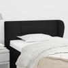 Vidaxl Wingback Headboard, Black, 93X23X78/88 Cm, Fabric