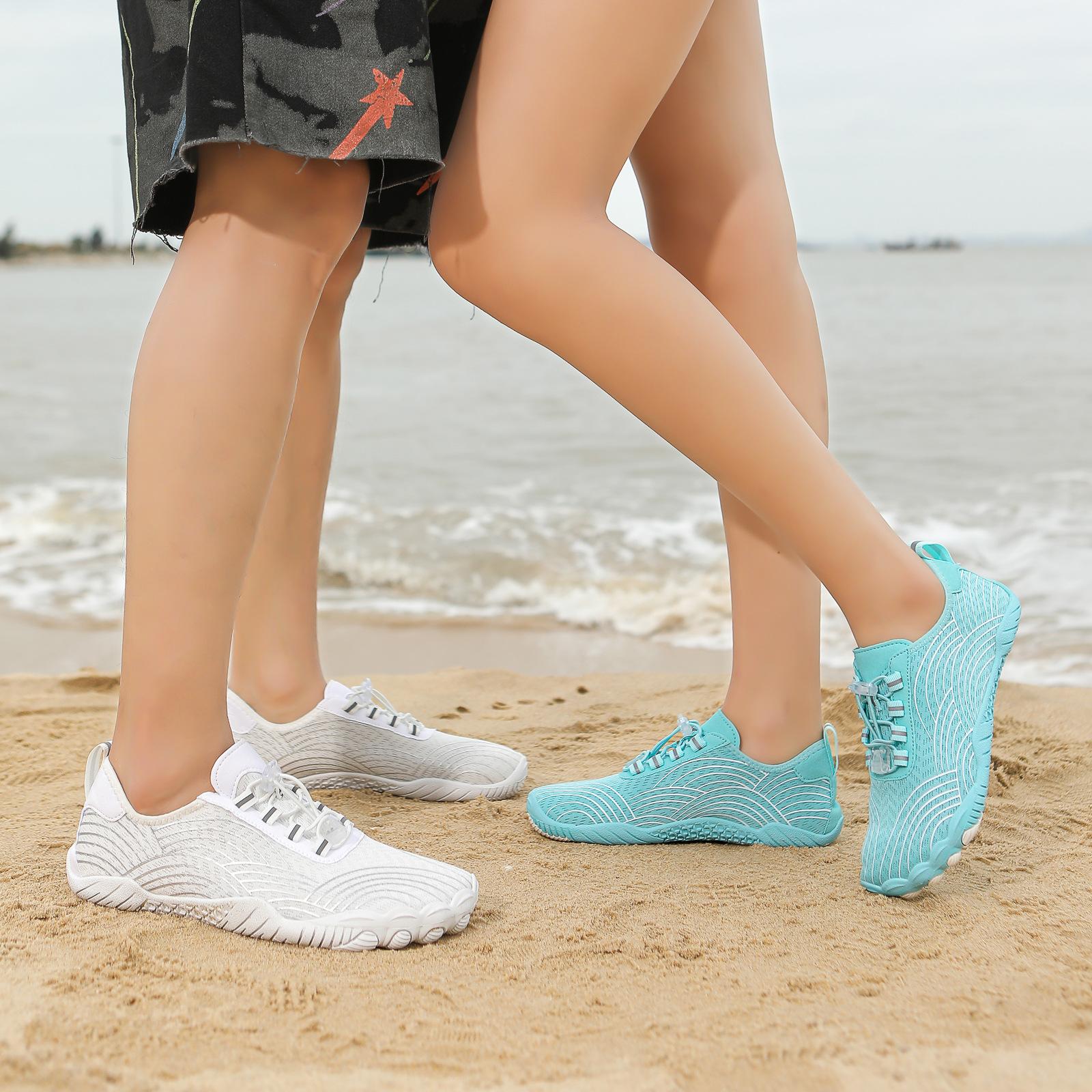

Creek shoes beach swimming wading quick drying five-finger shoes yoga fitness shoes casual fishing men s and women s couple shoes 36 чёрный