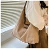 Chic Canvas Quilted Tote Bag for Women Large Capacity Commuter Shoulder Crossbody Bag