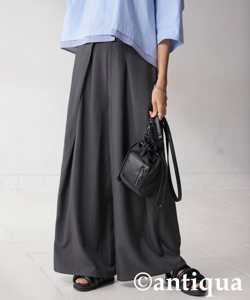 Antiqua Drawstring Shoulder Bag, Women's, PB-00069 05, Black