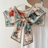 Floral Pattern Shirt Fake Collar Summer Shoulder Wraps New False Fake Collar  Women