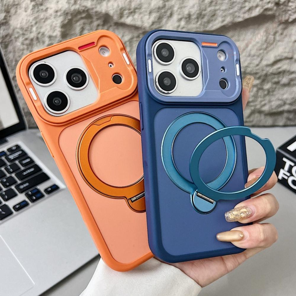 New Matte Magnetic Stand Phone Case For For Iphone 17 Air 11 12 13 14 1 16 Pro Max Plus  Official Shockproof Protector Cover