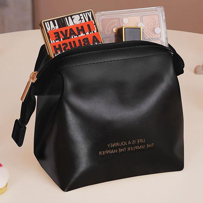 PU Shell Cosmetic Bag In An Ins Style, Carrying A Small Travel Toiletries Bag for Girls