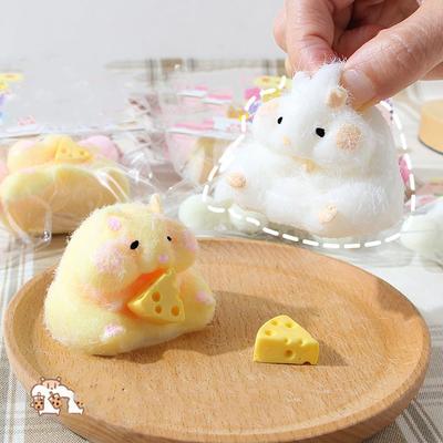 Taba Squishy Handgemachte Hamster Quetschspielzeuge Stressabbau Squishies Fidget Spielzeuge für Kinder Partygeschenke Dekompression Entlüftungsspielzeuge