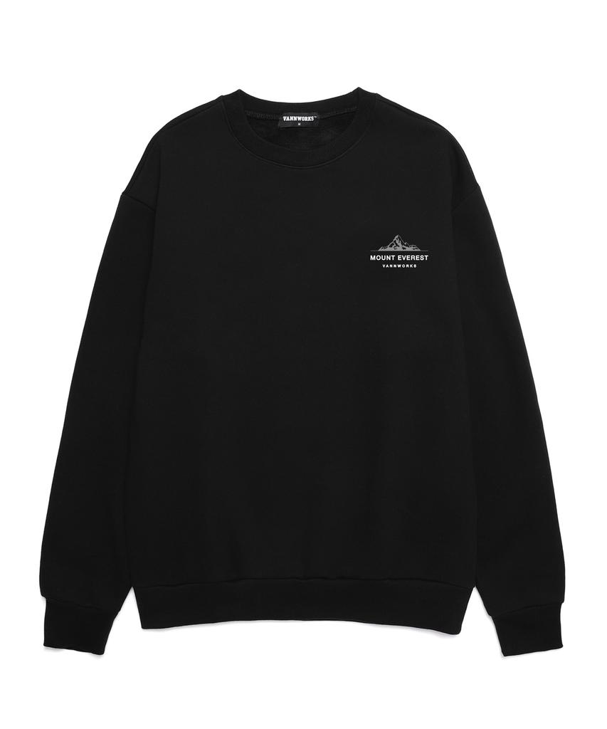 VANNWORKS Everest Oversized Sweatshirt (Vls0004) Black (Type A)