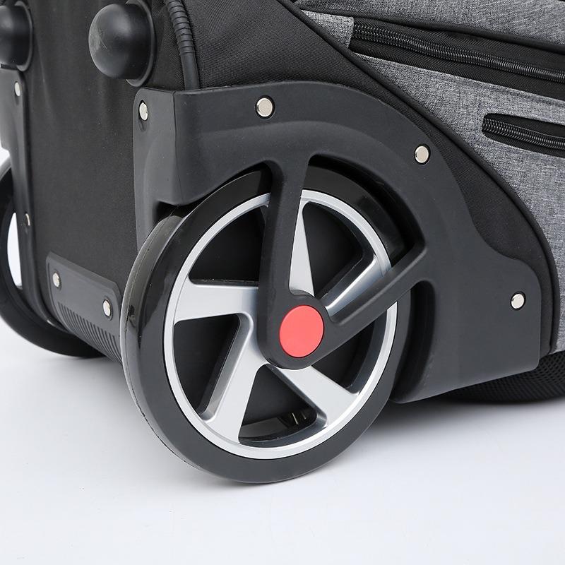 20 Inches Roller Backpack Carry-on Bag Wheeled Schoolbag Wheeled Laptop Bag Ladies