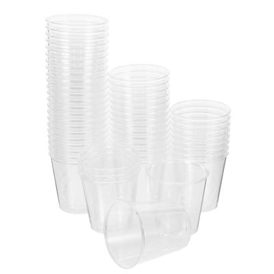 100 Pcs Disposable Wineglass Travel Cups Clear Party Plastic for Mug Supplies Drinking
