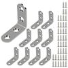 Upgrades Stainless Steel L Brackets Set Corner Braces with Screws Furniture Fixation Brackets Set for Furniture Assembly