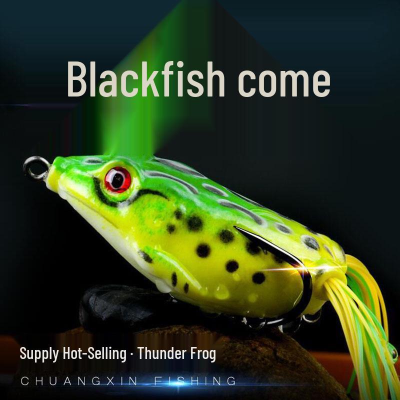 Thunder Frog Soft Bait - Black, 5g/8g/13g Bionic Simulation Lure