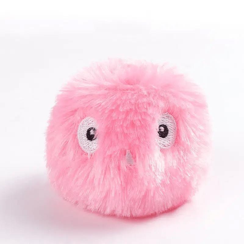 1pcs 3pcs Interactive Cat Plush Toy Ball with Squeaky Sound - Fun Training Toy for Playtime and Exercise