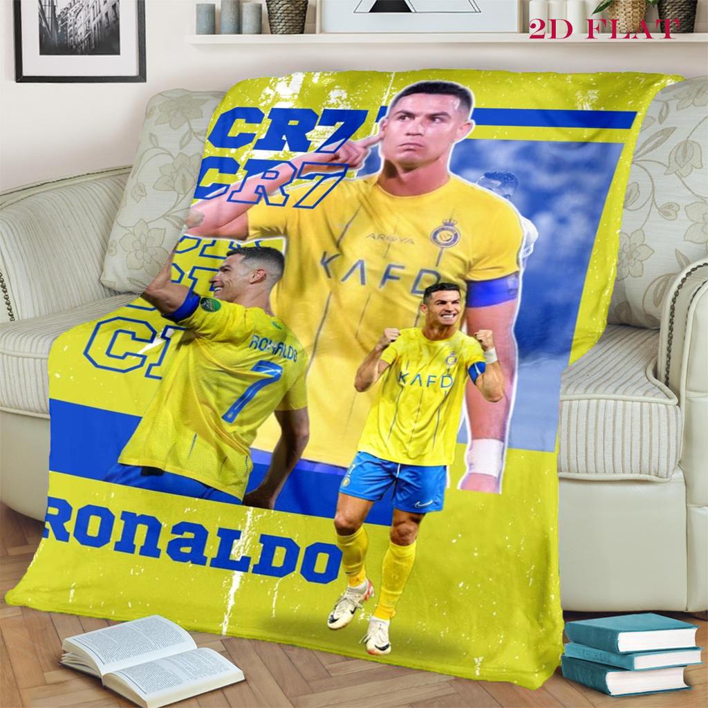 Ronaldo's Triumph blanket Camping trip Home Decor Nap Blanket Digital printing sheet