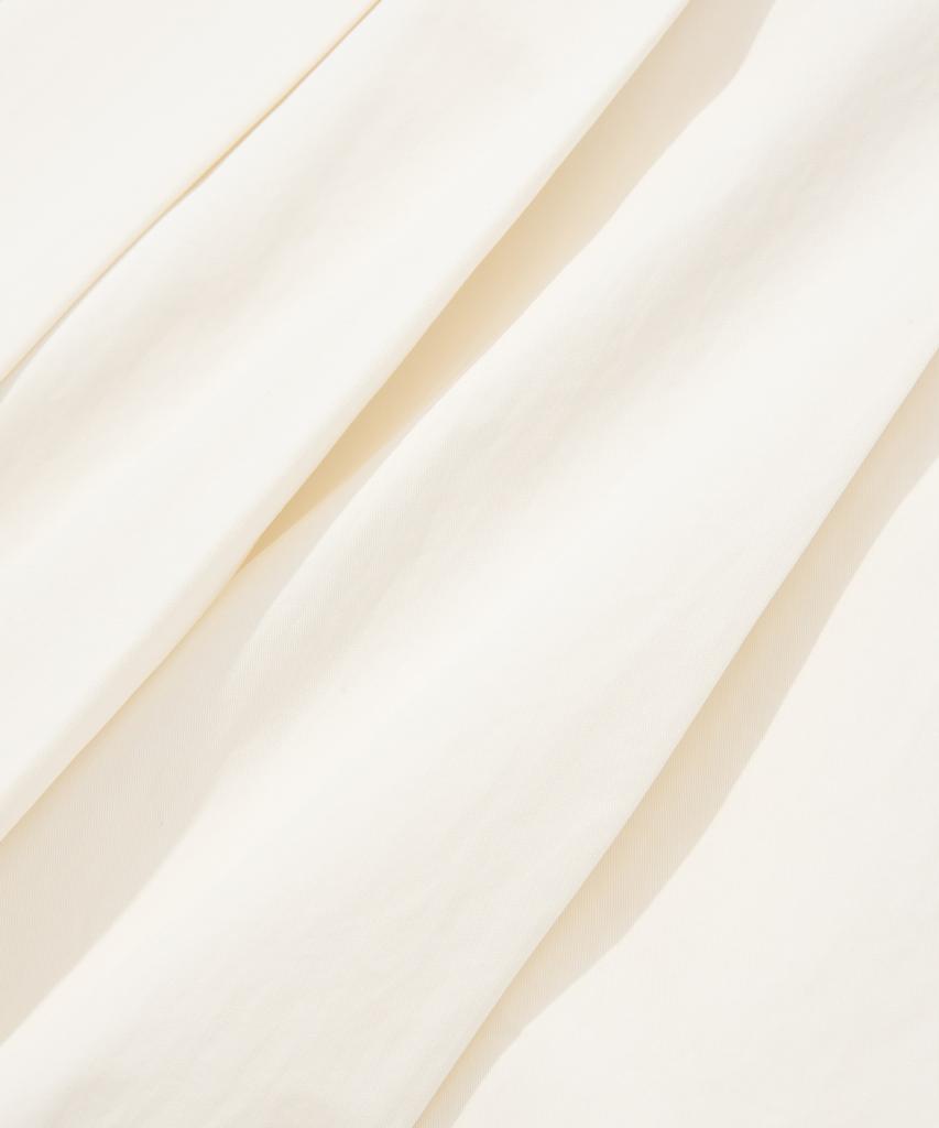 COVERNAT WOMAN Pleated Midi Skirt Ivory