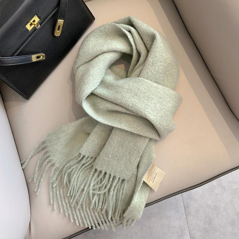 Autumn and winter warm new cashmere scarf couple tassel shawl fashion casual scarf premium