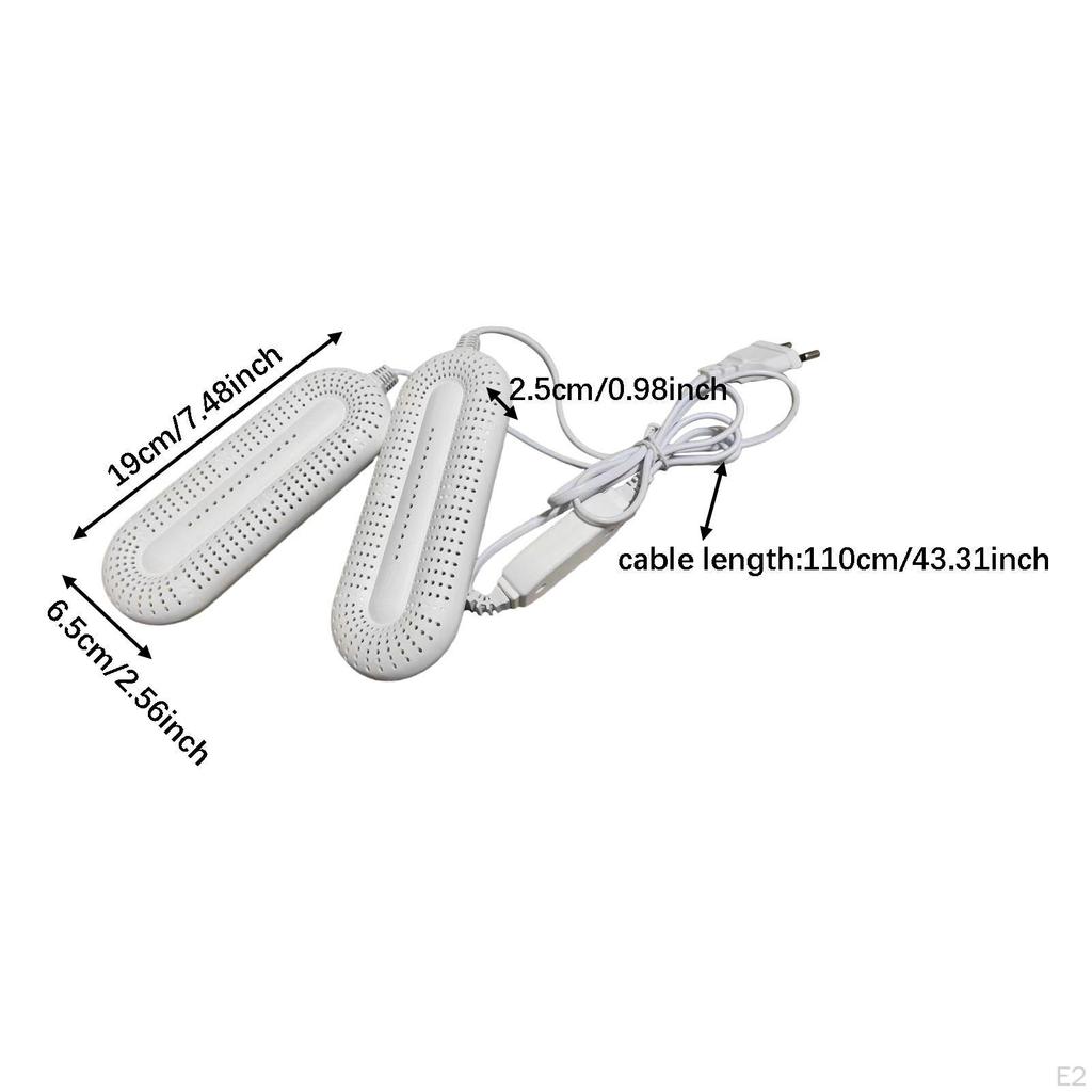 Shoe Dryer Lightweight Fast Drying Compact with Timer for Gloves Shoes Socks