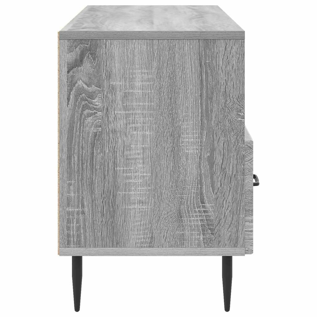 TV Stand in Grey Sonoma 102 x 34.5 x 50 cm Particleboard