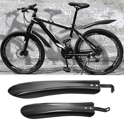 1 Pair Bicycle Fender Lightweight Universal MTB Mountain Road Bike Front Rear Mud Splash Guard Mudflap Bike Replacement Accessories