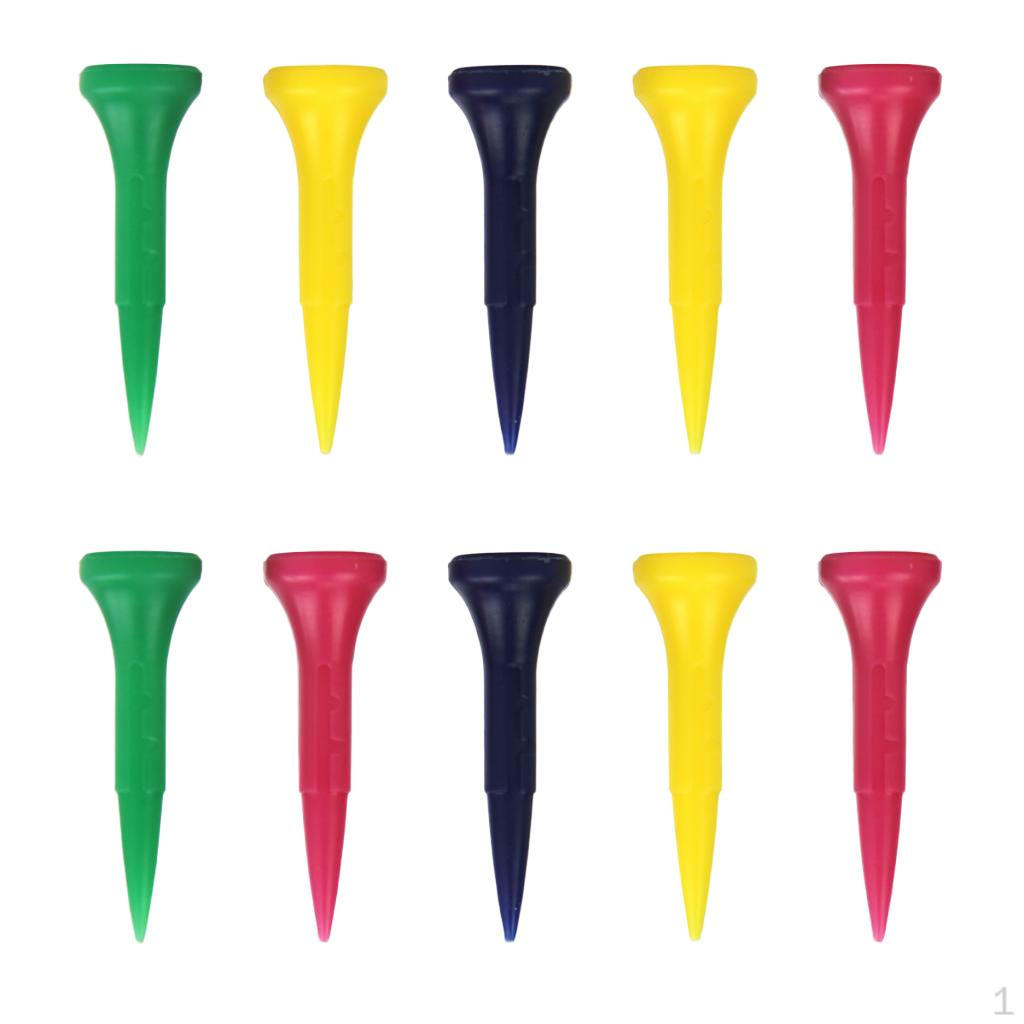 

10 Count Durable golf professional tees Tee Replacement for Golfer Practicing Training 40mm