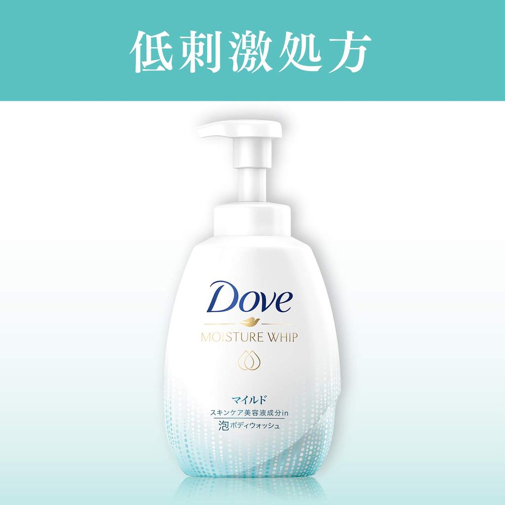 Dove Moisture Whipped Mild Foaming Body Wash, 540g, Lightly Fragranced. (x 1)