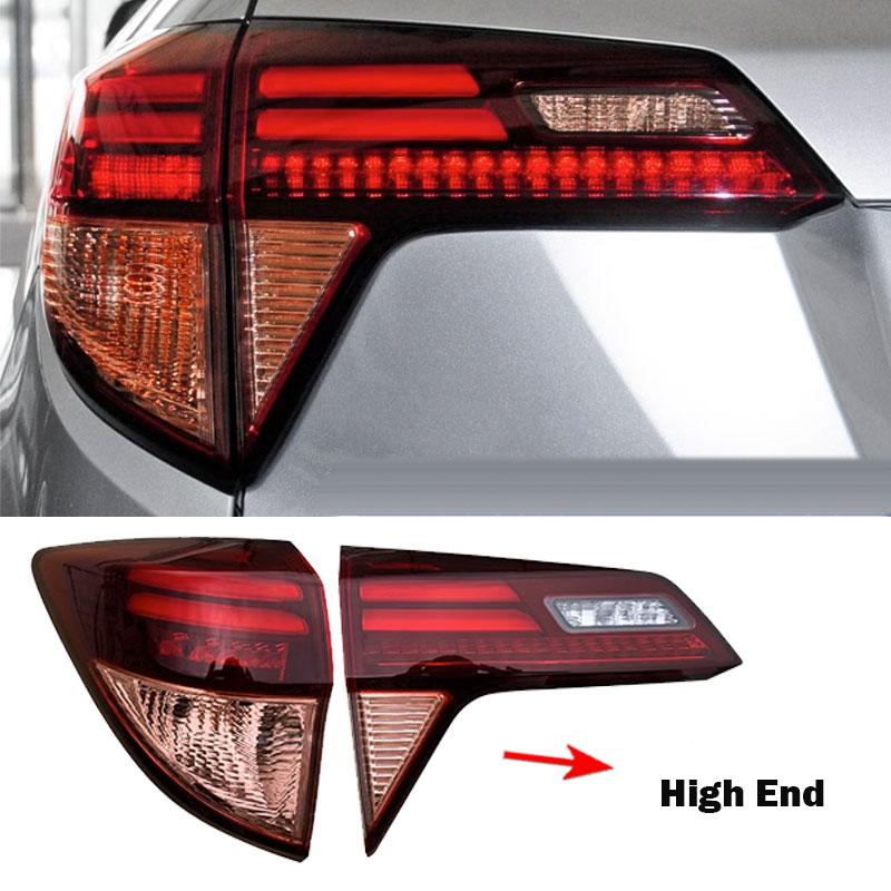 For Honda Vezel HR-V 2015 - 2018 Car Accessories Left Right Rear Tail Light Turn Signal Brake Stop Lamp Auto Taillight Assembly