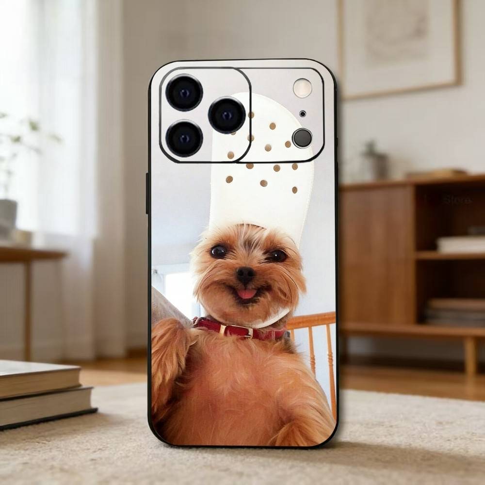 

F-Funny D-Dog Phone Case For iPhone 17, 16,15,14,13,12,11 Plus,Pro Max, Others Soft Black Cover iPhone12PROMAX