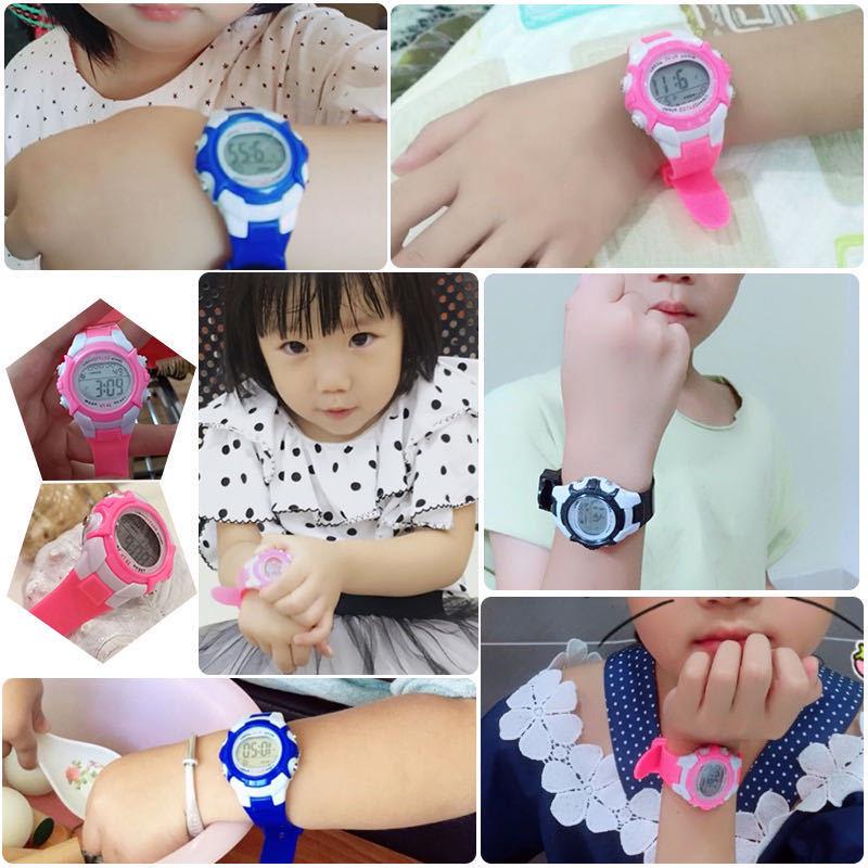 Digital Children's Watch - No Alarm, Calendar, Week Display, Night Light