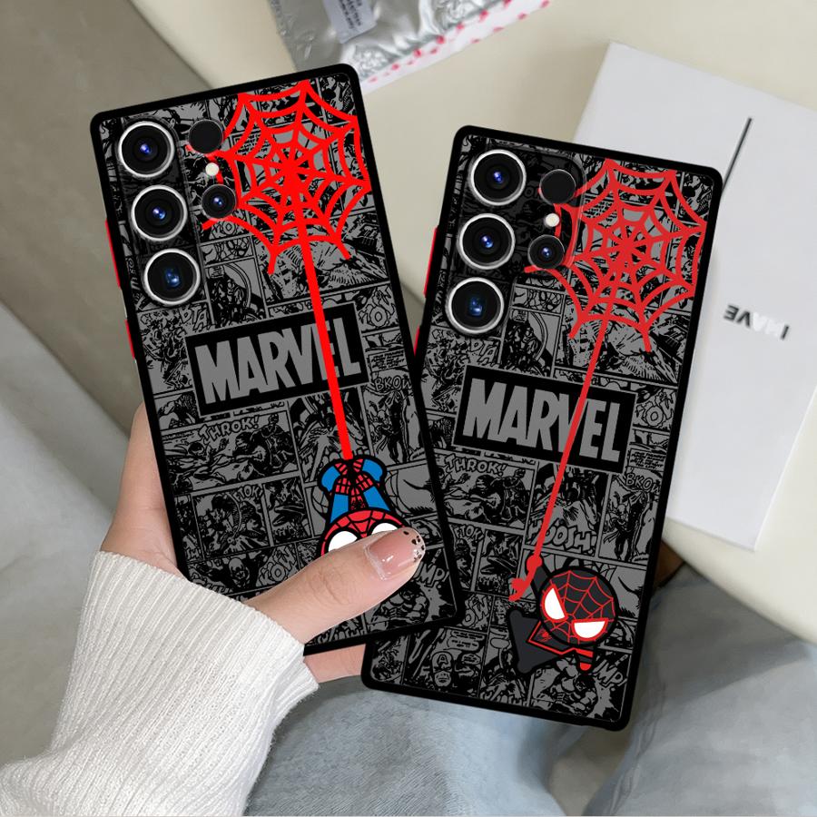 Marvel Süßes Spiderman Hülle Handyhülle für Samsung Galaxy S26 S20 S22 S24 Plus S21 S23 FE S25 Ultra Note 20 10+