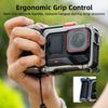 Pro Insta360 Ace Pro/2 Rychloupínací klec pro kameru s krytkou objektivu Ergonomická klec pro akční kameru Street Photo Vlog Příslušenství