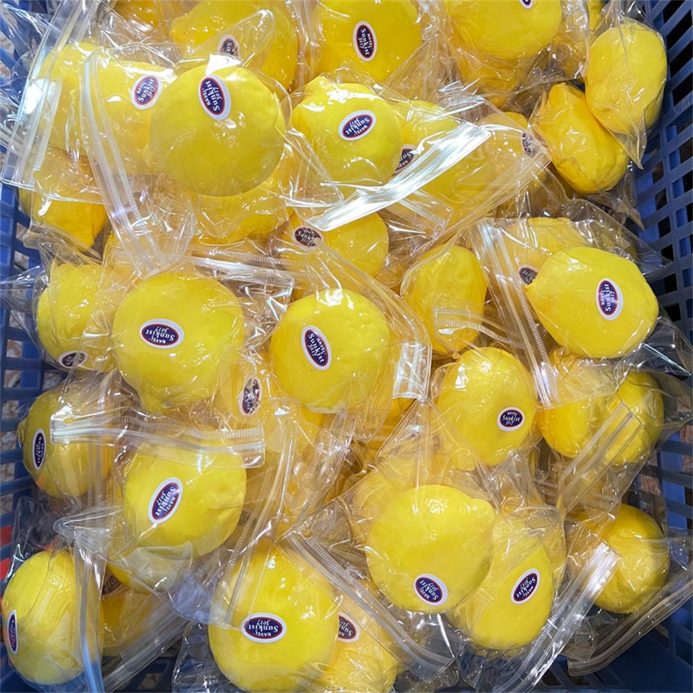 Peeled Orange Squishies Stress Relief Simulation Fruit Squeeze Toys Slow Rising Cute Birthday Gift Novelty Toy for Kids Adults