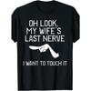 European Sizes Black Shirt with White Text - Breathable Everyday Casual Wear for Husband Gifts