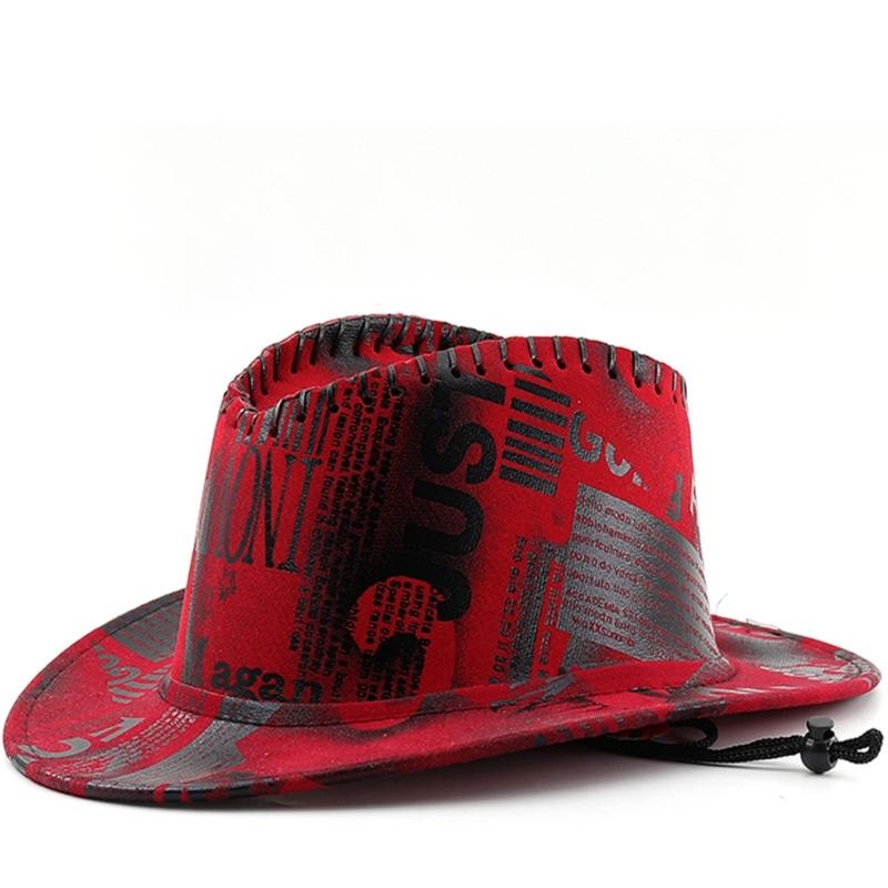 Ethnic Style Cowboy Hats Woman Teens Driving Traveling Riding Cowboy Hats